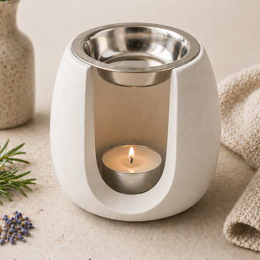 Quemador de wax melts – cemento artesanal